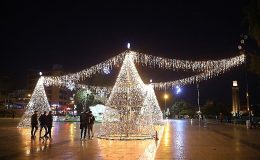 Antalya yeni yıla ışıl ışıl giriyor