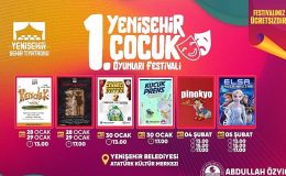 “1.Yenişehir Çocuk Oyunları Festivali" 28 Ocak'ta başlıyor