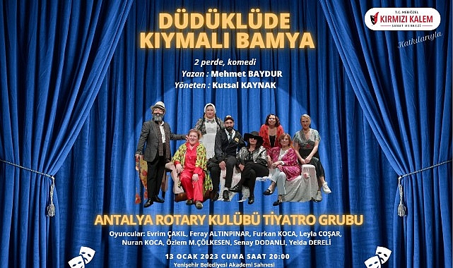 “Düdüklüde Kıymalı Bamya" Yenişehir'de sahnelenecek