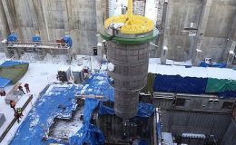 ROSATOM, MBIR araştırma reaktörünün kabını tasarım konumuna yerleştirdi