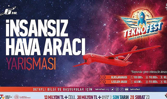 TEKNOFEST İnsansız Hava Araçları Yarışması'na Başvurular Yeniden Açıldı