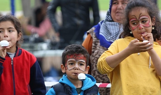 Aydın Büyükşehir Belediyesi Depremzede Çocuklar İçin Tekstil Park'ta Etkinlik Düzenledi