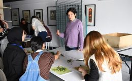 Özgün Baskı Resim Atölyesi İlk Konuk Sanatçısını Ağrıladı