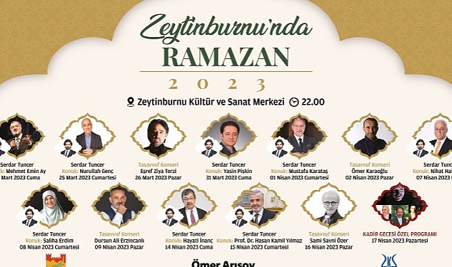 Zeytinburnu Kültür Sanat'ta Ramazan Etkinlikleri Başlıyor