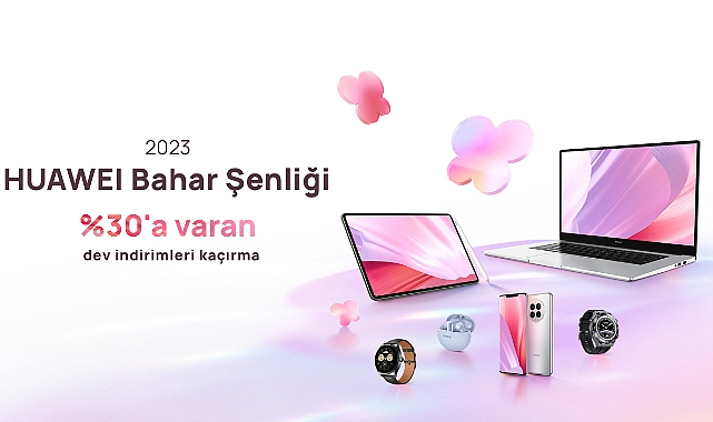 Baharın gelişine özel indirim ve teklifler HUAWEI Online Mağaza'da