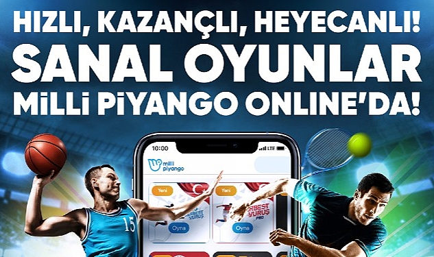 Oyunseverlere müjde! Sanal Oyunlar şimdi Milli Piyango Online'da