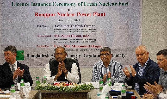 Bangladeş Atom Enerjisi Komisyonu'na Ruppur NGS İçin Nükleer Yakıt İthal Etme Lisansı Verildi