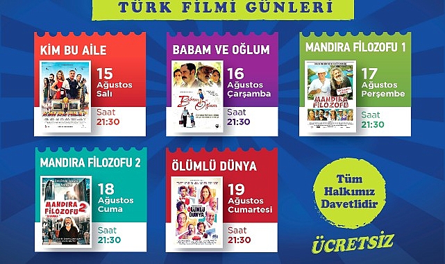 Bergama Belediyesi “Yazlık Sinema Günleri" Başlıyor