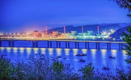 Çin'deki Tianwan NGS'nin 7'nci ünitesine ait reaktör kabı sahaya ulaştı