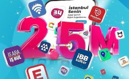 İstanbul Senin uygulaması 2,5 milyonun cebinde!