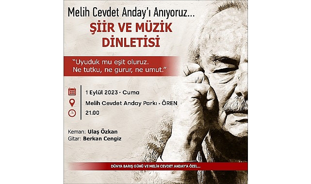 Milas Belediyesi'nden Melih Cevdet Anday'ı anma etkinliği