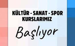 Gaziemir'de kültür, sanat ve spor kurslarına kayıtlar başladı