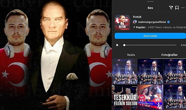 Mahmut Görgen'in “NUTUK” Şarkısı Instagram'da Viral Oldu!