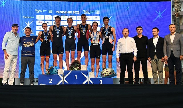 25 ülkeden 280 sporcu Yenişehir Avrupa Triatlon Kupası'nda mücadele etti