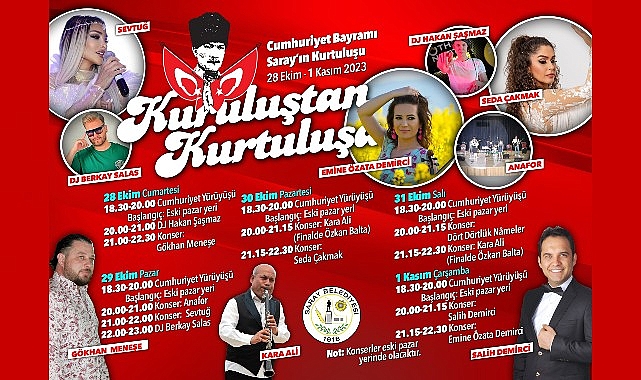 Cumhuriyet ve Kurtuluş coşkusu birleşiyor