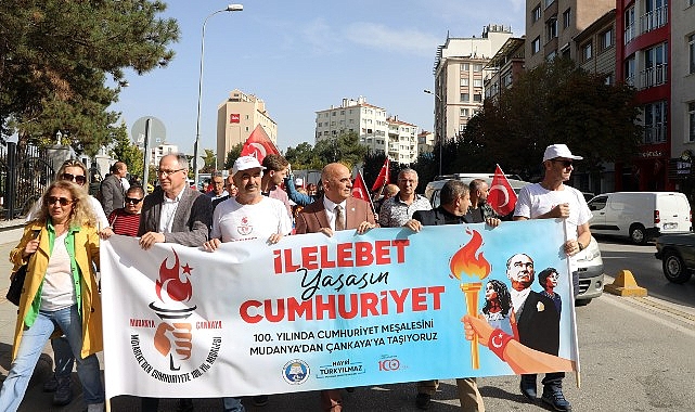 CUMHURİYET YÜRÜYÜŞÜ BEŞİNCİ GÜNDE SEYİTGAZİ'DE