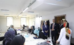 Başkan Taban'dan İnesmek Kursiyerlerine Ziyaret