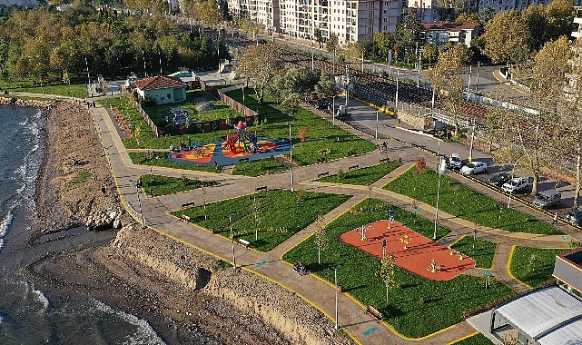 Kocaeli Büyükşehir'in Yarımca sahil parkı çok güzel oldu