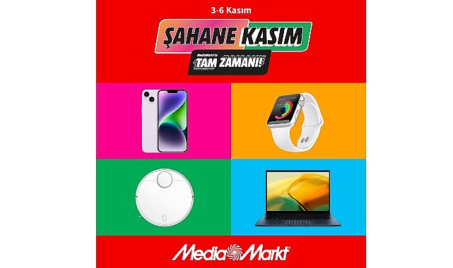 “Şahane Kasım" Fırsatları MediaMarkt'ta Başladı!